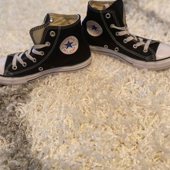 Kids black chuck taylor allstar High top Converse - Picture 3 of 7